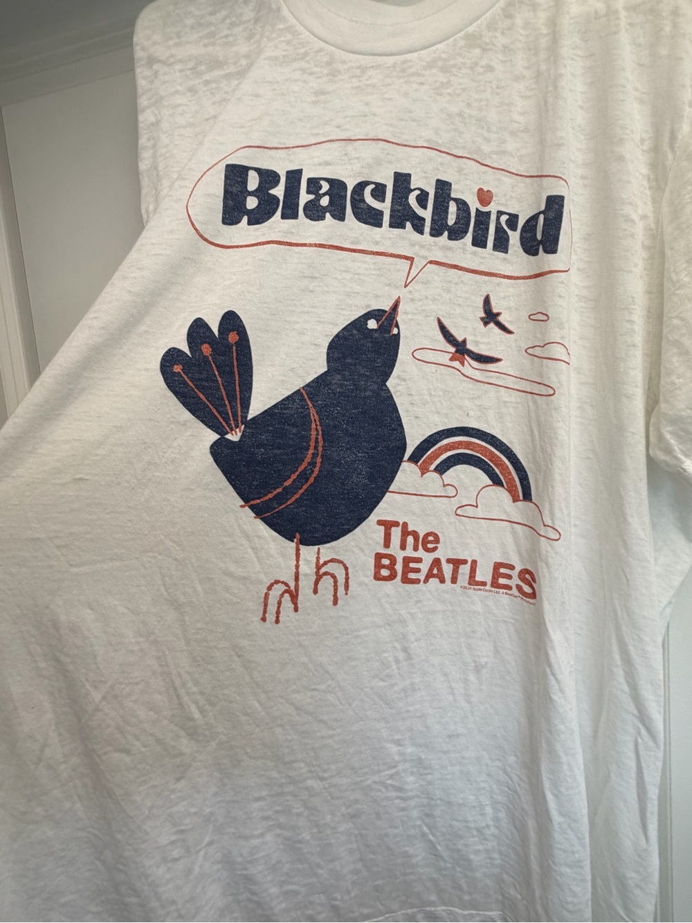 Junk Food Clothing White Tee with Black Screenprint Logo - Picture 2 of 4